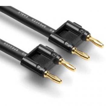 Hosa 91cm Dual Banana Plug Speaker Cable - Black
