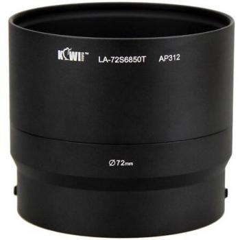 Kiwifotos Adaptador de lente de aluminio con rosca de filtro de 72 mm para Fujifilm FinePix S4600, S4700, S4800, S6600, S6700, S6800, S6850