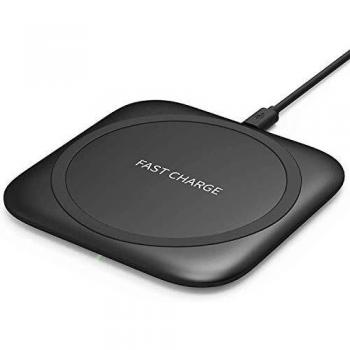 Hoidokly Cargador Inalámbrico Estándar Wireless Charger 10W Inducción Qi Cargador Compatible con iPhone X/XS/XS Max/ XR/8/8 Plus,Galaxy S10/ S10e/S9/S8/S7/S6/Huawei Mate 20 pro/P30 pro y Airpods 2