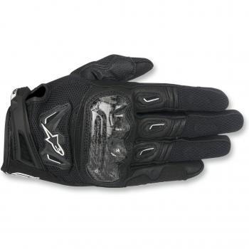 Guantes de Moto Alpinestars SMX-2 Air Carbon V2 - Protección y Ventilación, Color Negro, Talla 2XL