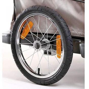 Croozer Laufrad-3092015813 Bicicleta de Paseo, Unisex Adulto, Negro, Talla única
