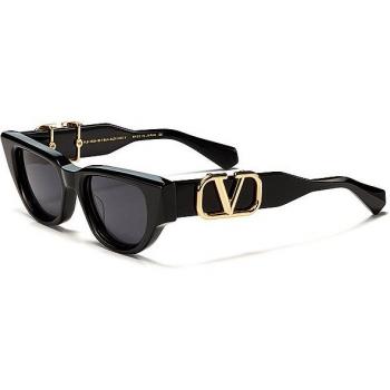 Valentino Black Sunglasses for Everyday Use, Female, Size: 50 MM