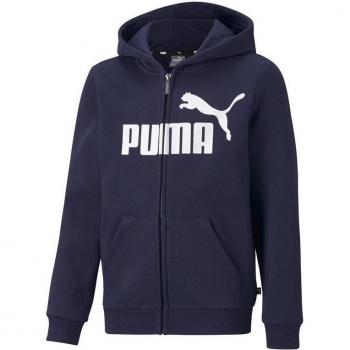 Sudadera Puma Essentials Big Logo con capucha y cremallera para niño