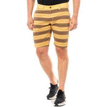 Bermuda La Martina con bajos con corte recto y trabillas cinturón LMBG01-04048 para hombre