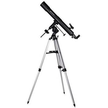 Bresser Quasar EQ-Refractor 80/900 Carbono con Adaptador de Cámara de Smartphone