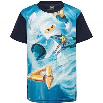 LEGO Wear Niños Boy Ninjago Cm-50255 - T-Shirt Camiseta Not Applicable, Azul