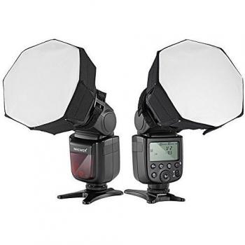 Neewer® Universal 5 / 13cm Octagon Caja de luz para Nikon SB-600, SB-700, SB-800, SB-900, SB-910 Flash Speedlite 380EX Canon, 430EX, 430EX II, 550EX, 580EX, 580EX II, 600EX -RT, Vivitar flash, SUNPACK, Sunpak, Nissin, Sigma, Sony, Pentax, Olympus, Panas