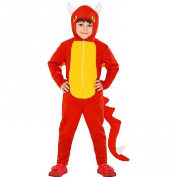Disfraz de Dragón Rojo con Cola para niño