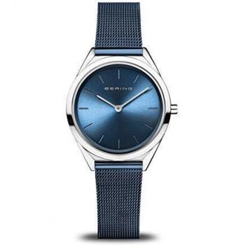 BERING Reloj Analógico para Unisex de Cuarzo con Correa en Acero Inoxidable 17031-307