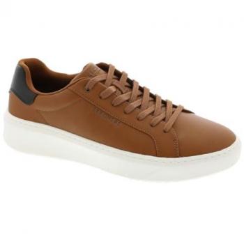 Zapatillas Skechers Court Break Suit Hombre Casual Duraleather Blancas Talla 43 EU