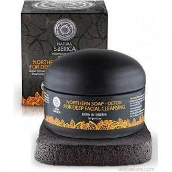 Natura Siberica Detoxifying Facial Soap with Charcoal and Wild Herbs - 120ml