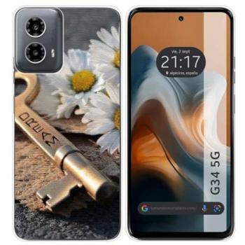 Funda de Silicona Dream para Motorola Moto G34 5G con Diseño de Dibujos