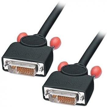 Cable DVI-I Lindy 41277 de 20m, Negro, Alta Calidad y Doble Enlace