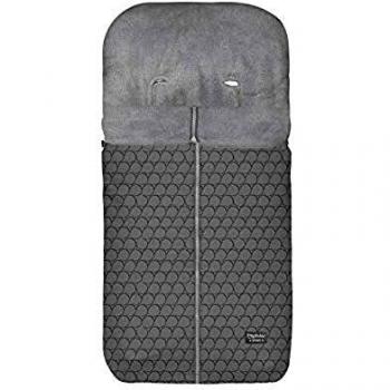 Bimbi Saco Carro Velour Estampado 451 Circle 322 35 Negr - Fundas para asiento de coche, unisex