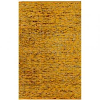 vidaXL Alfombra Hecha a Mano de Yute Natural Decoración Casa Hogar Salón Comedor Moquetas Felpudo Estera Habitaciones Cubresuelo 80x160 cm Amarilla