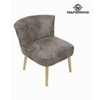 Poltrona retrò grigio antico by Craften Wood
