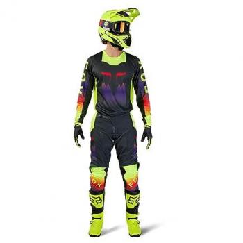 Camiseta de Cross FOX 180 Flora Sombra Oscura, color Gris, talla XS