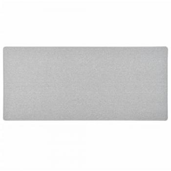 Alfombra de pasillo gris claro 50x100 cm