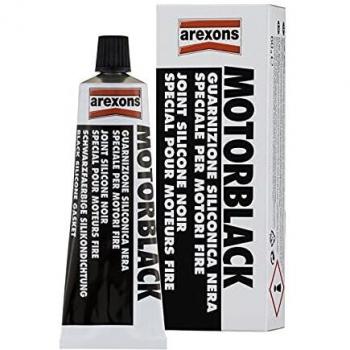 Pasta de Juntas Siliconica Arexons Motorblack 60 g - Alta Temperatura (-70°C a +250°C)