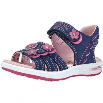 Superfit EMILY - sandalias abiertas de cuero niña, color azul, talla 30