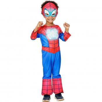 Disfraz Infantil Spidey Glow in the Dark Marvel 3-4 años