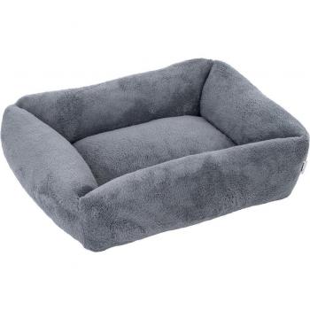 Cama TIAKI Lazy Bear gris oscuro para perros - L: 100 x 80 x 20 cm