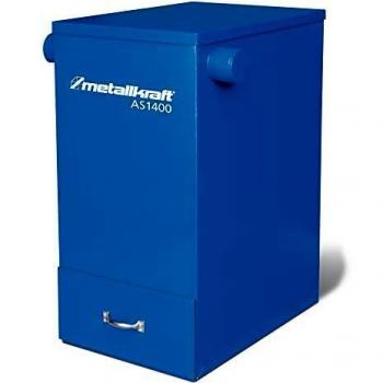 Aspirador para Virutas de Hierro Metallkraft AS 1400, 230 V, Potencia: 1400 W, Capacidad del depósito: 50 L, Filtro HEPA, Diseño compacto y portátil