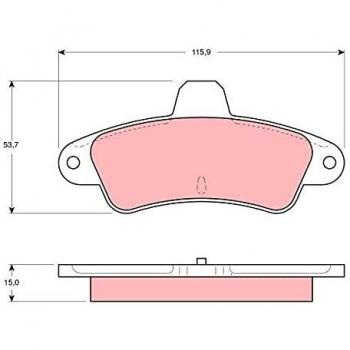 TRW Automotive AfterMarket GDB4084 TRW