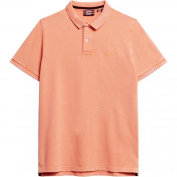 Polo Vint Destroy coral Superdry para hombre con estilo vintage