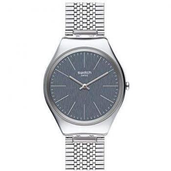 Swatch Reloj Analógico para Mujer de Cuarzo Suizo con Correa en Acero Inoxidable SYXS122GG