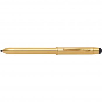 Cross Tech3+ - Bolígrafo multi-funcional, color oro de 23 quilates