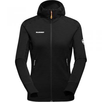 Mammut Women's Taiss Light ML Black Fleece Hoodie Jacket Size M