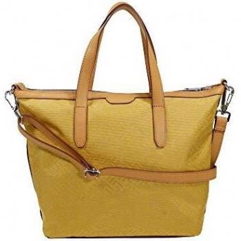 ESPRIT Monograma - Bolso bandolera de nailon, color Amarillo, talla Einheitsgröße