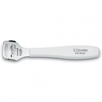 3 Claveles Corta Callos ABS 4 cm, Color, para Pedicura, Blanco