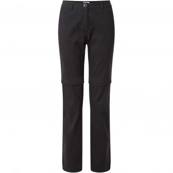 Craghoppers Kiwi Pro Conv TRS Pantalones, Negro, 18 para Mujer