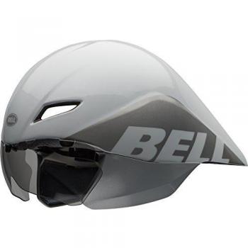 BELL Adultos Casco Javelin 16 Team, Todo el año, Unisex, Color Blanco/Plateado, tamaño Large