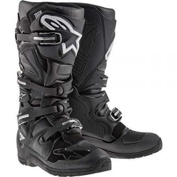 Alpinestars Tech 7 Enduro Black Motorcycle Boots Size 44-45