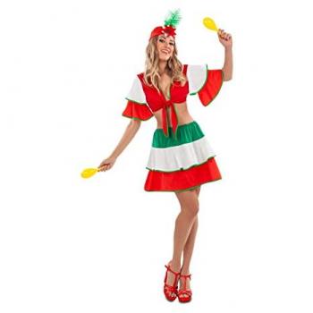 Disfraz para Adultos My Other Me Sexy Rumbera M/L (3 Piezas)