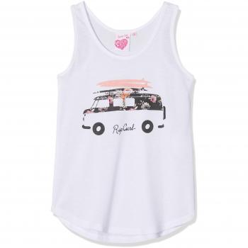 RIP CURL Floral Van Tank – Camiseta de Manga Corta para niña, JTEBI4, Blanco, S