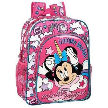 safta 612012640 Mochila Escolar Junior de Minnie Mouse, Rosa