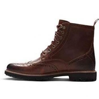 Clarks batcombe lord menzs chelsea boots chelsea boots brown dark tan lea 75 uk 415 eu