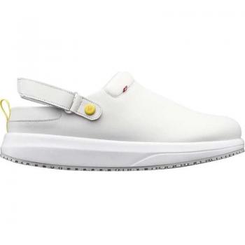 Zuecos de Mujer Joya ACE W Blancos - Excelencia en Cada Paso, diseño cómodo y ligero, suela antideslizante, material resistente al agua, plantilla acolchada para mayor confort