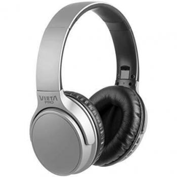Vieta pro way z auriculares inalambricos bluetooth radio fm microfono integrado entrada auxiliar reproductor micro sd plegables autonomia 40 horas gris