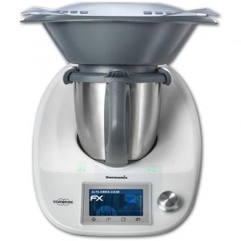 2 x atFoliX Antichoque Película Protectora Vorwerk Thermomix TM5 Protector Película - FX-Shock-Clear