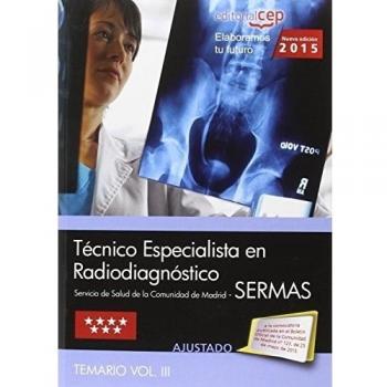 Técnico Especialista en Radiodiagnóstico. Servicio de Salud de la Comunidad de Madrid