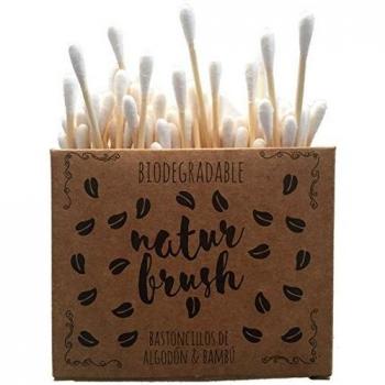 BASTONCILLOS OIDOS ECOLOGICOS NATURBRUSH BAMBU Y ALGODON