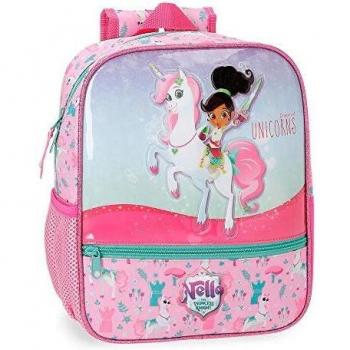 Nella Dreams of Unicorns Mochila Preescolar Adaptable a Carro Multicolor 23x28x10 cms Poliéster 6.44L