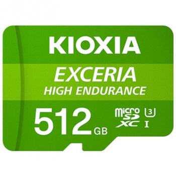 Kioxia Exceria High Endurance 512 GB SDXC UHS-I Clase 10 con adaptador