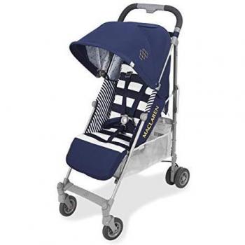Maclaren Quest Arc silla de paseo tipo paraguas compacto y ligero, Para niños de recién nacidos hasta 25 kg, capota extensible con factor UPF 50+, asiento reclinable, Incluye protector para la lluvia