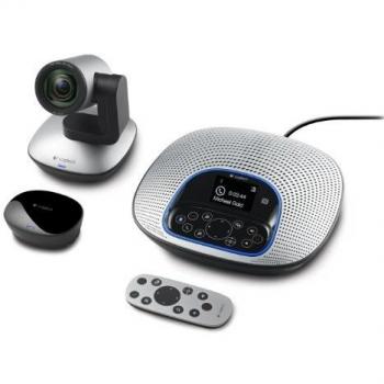 Cámara de Conferencia Logitech CC3000E - Video Full HD 1080p, Audio Profesional, USB 2.0, Control Remoto y Kit Completo
